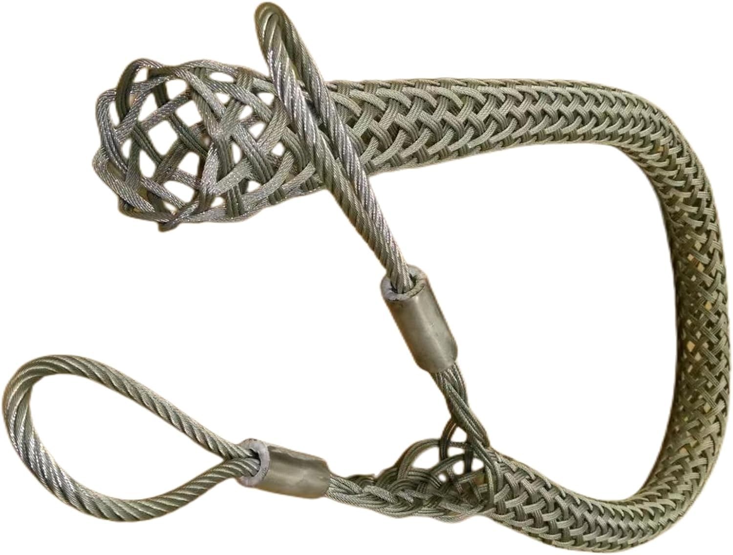 Wire Cable Mesh Pulling Grip Double Head Heavy Cable 2537mm 0.981.45 Inch