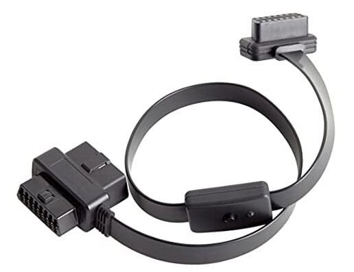 60cm 2ft OBD II OBD2 16 Pin Car Diagnostic Splitter Cord Female to Male/Female