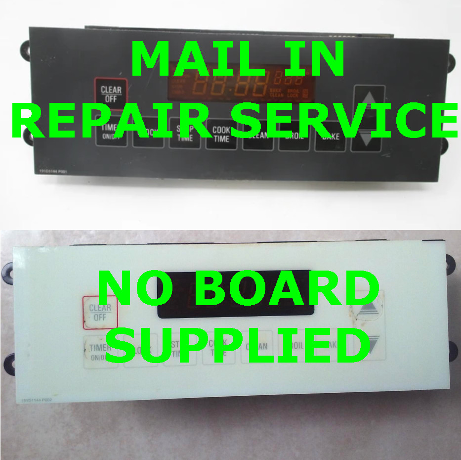 Mail in Repair Service: GE WB12K006 009 Oven Range Control Board  1Year warranty