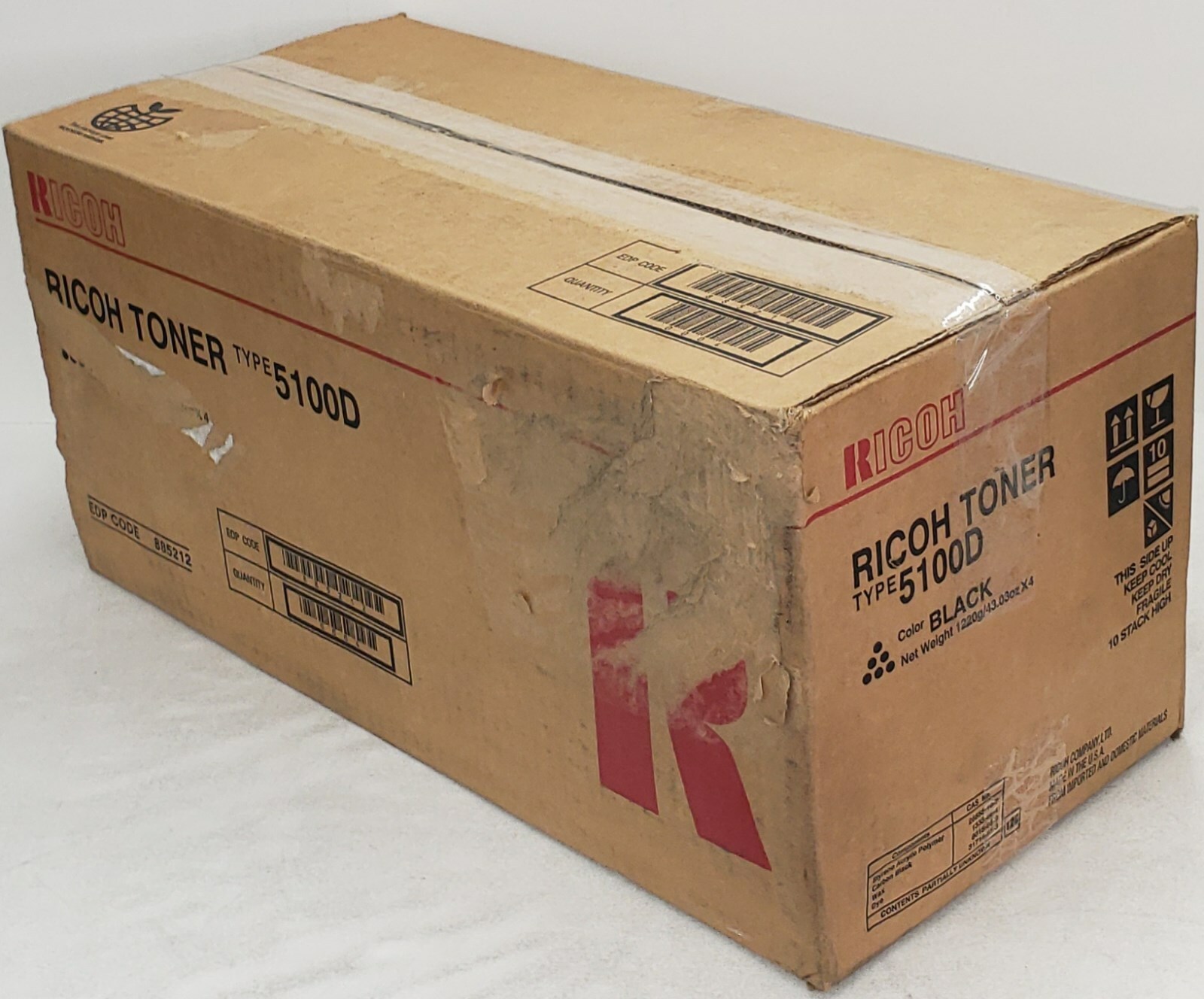 Ricoh Type 5100D Toner (885212) - 4 pack - Brand New OEM (Open Box)