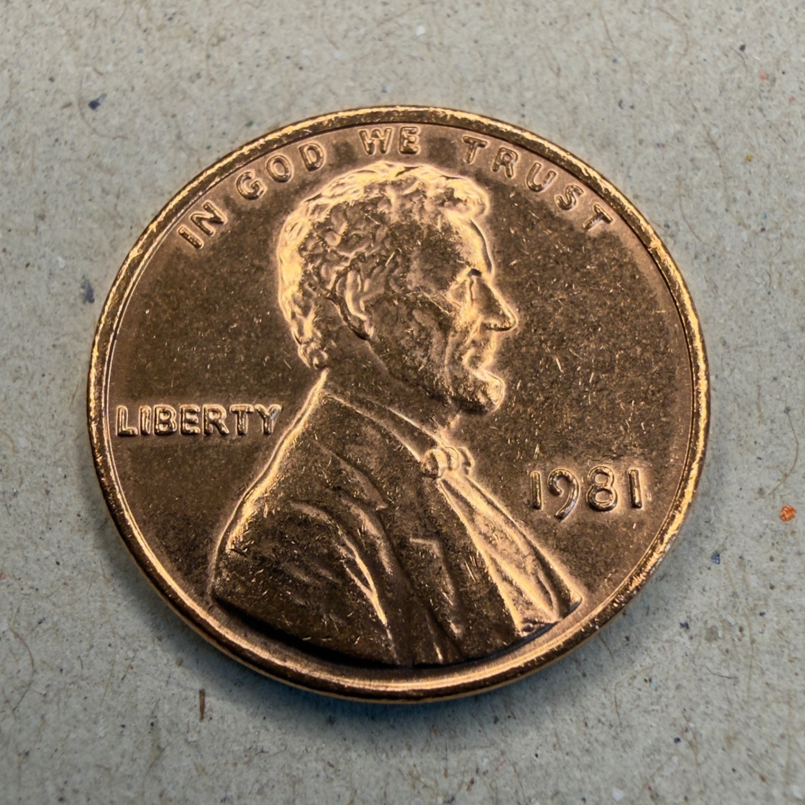 1981 Memorial 1C Cent Penny - BU/Brilliant Uncirculated