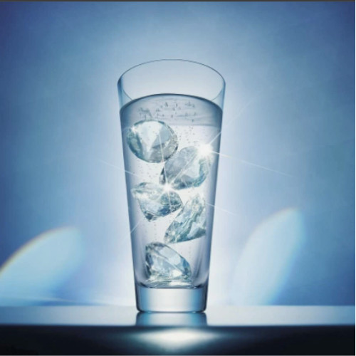 3D Diamond Silicone Ice Cube Tray Mold Whiskey Cocktail Ice Maker