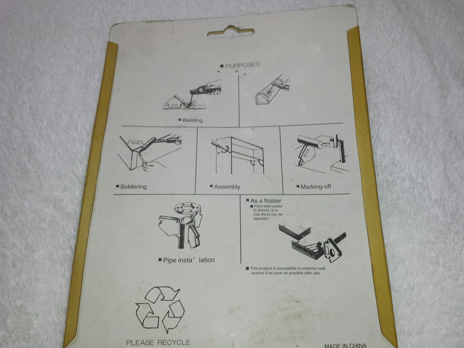ARROW MAGNETIC WELDING HOLDER 4" NEW