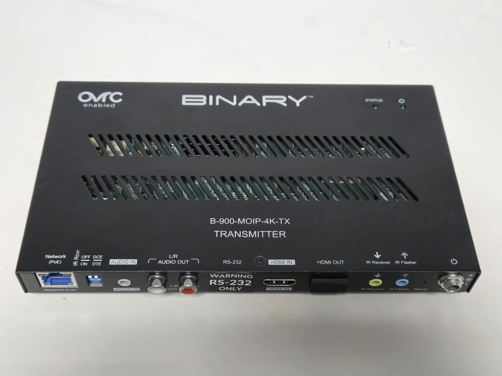 Binary B-900-MOIP-4K-TX 4K AV Over IP HDMI Transmitter RS-232 Network PoE