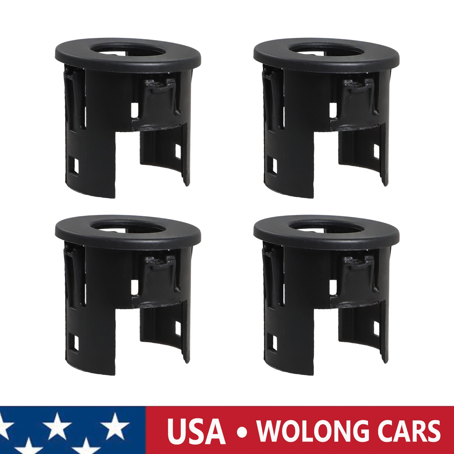 4x Bumper Parking Assist Sensor Housing for Chevrolet GMC 2500HD 3500HD 07-2013
