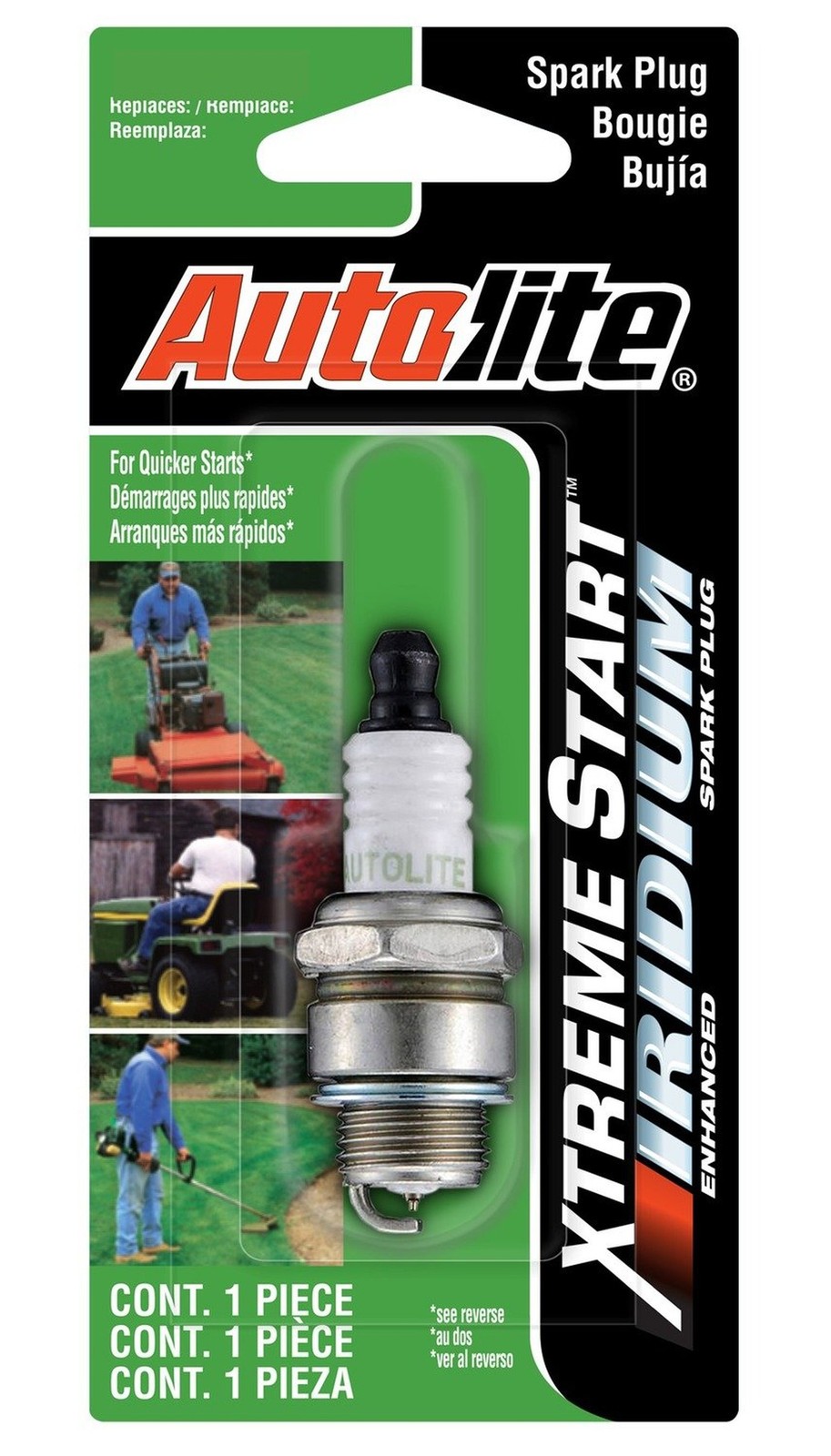 Autolite Xtreme Start Iridium Lawn & Garden Spark Plug Automotive Replacement...