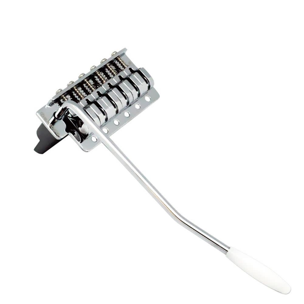 Babicz FCHZ6STW Z Series 6-Hole Wide Strat Guitar Tremolo Bridge, Chrome