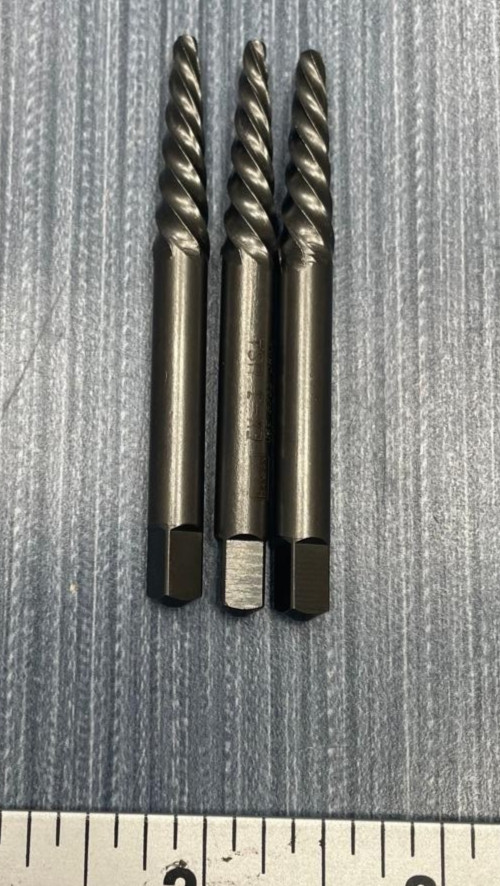 3 Pack x Irwin 53403 Extrctr Ex-3 Spiral Bulk (Use 5/32 Drill)