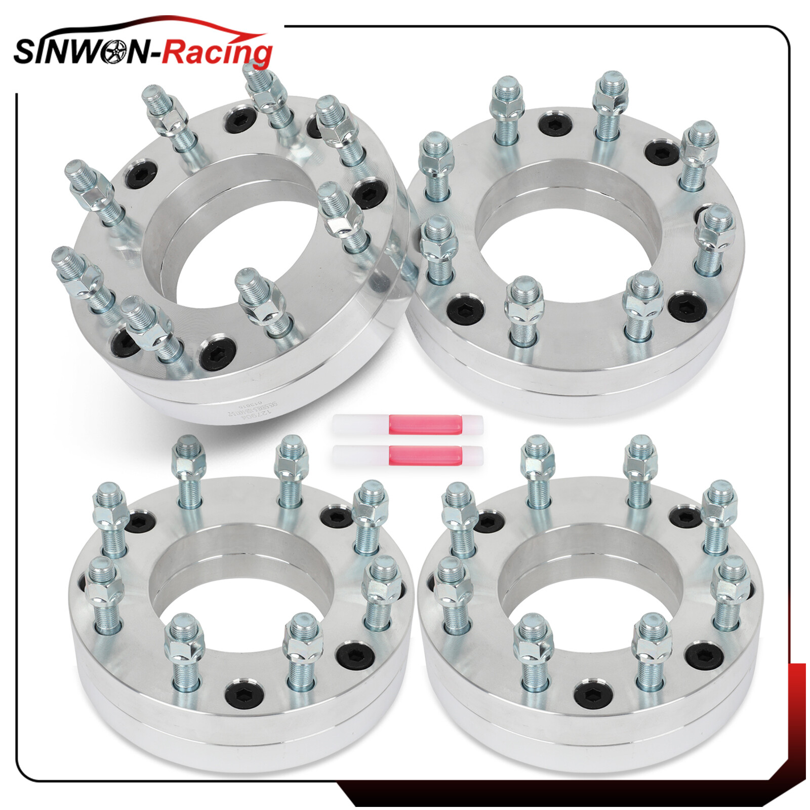 4P For Ram 1500 2012-2018 5 Lug to 8 Lug 2" 5x5.5 to 8x6.5 Wheel Adapters 14x1.5