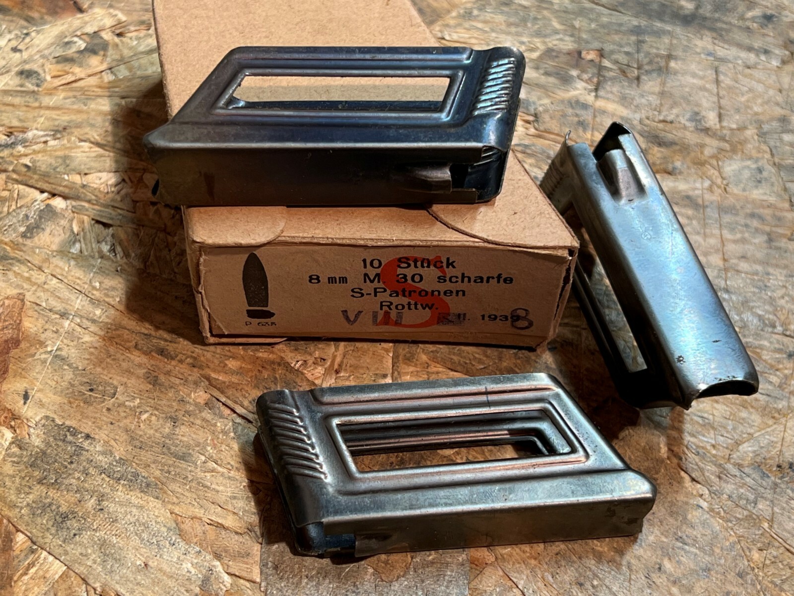 Austrian Mannlicher M95 en-Bloc Clip Original NOT REPRO 5rd Steyr German Hung. R