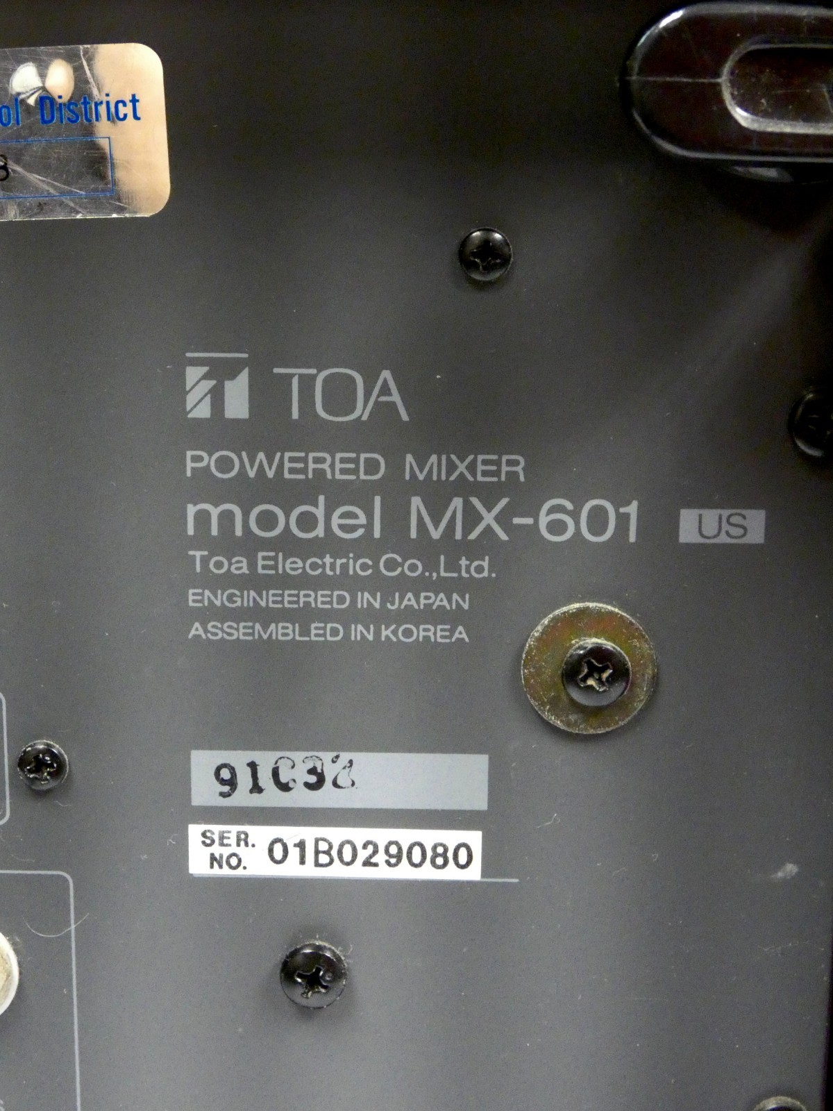 TOA MX-601 Powered Mixer