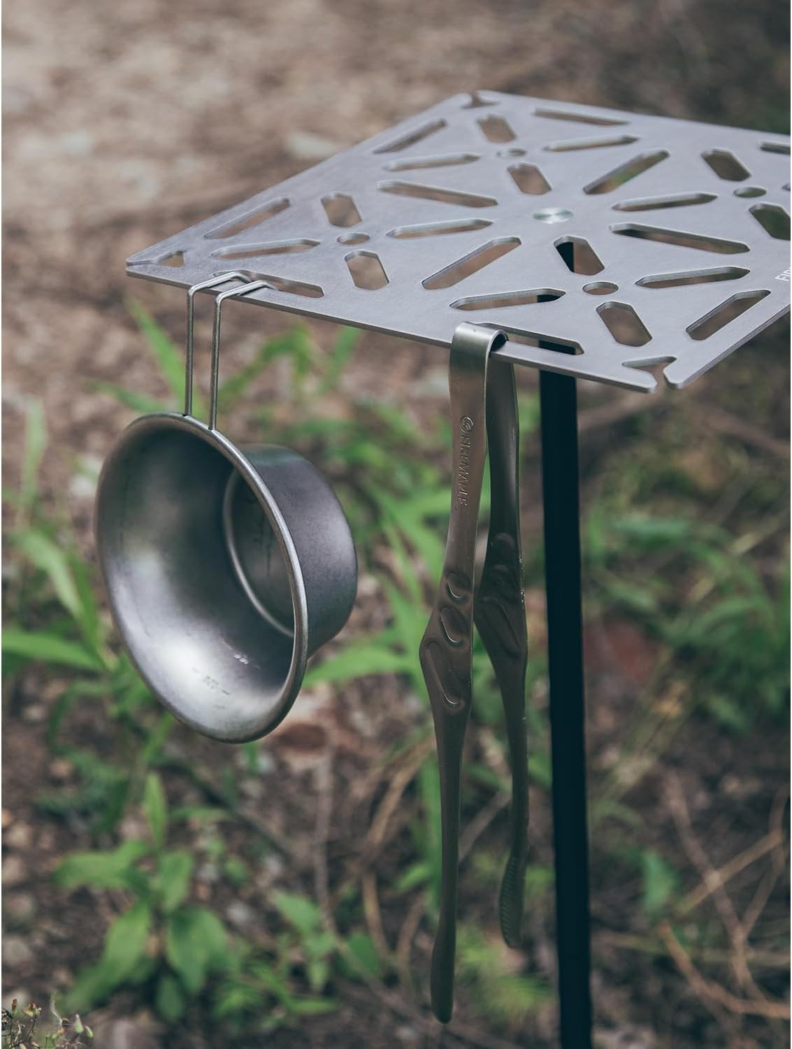 Mesa Camping Trípode Portátil Altura Ajustable Aluminio