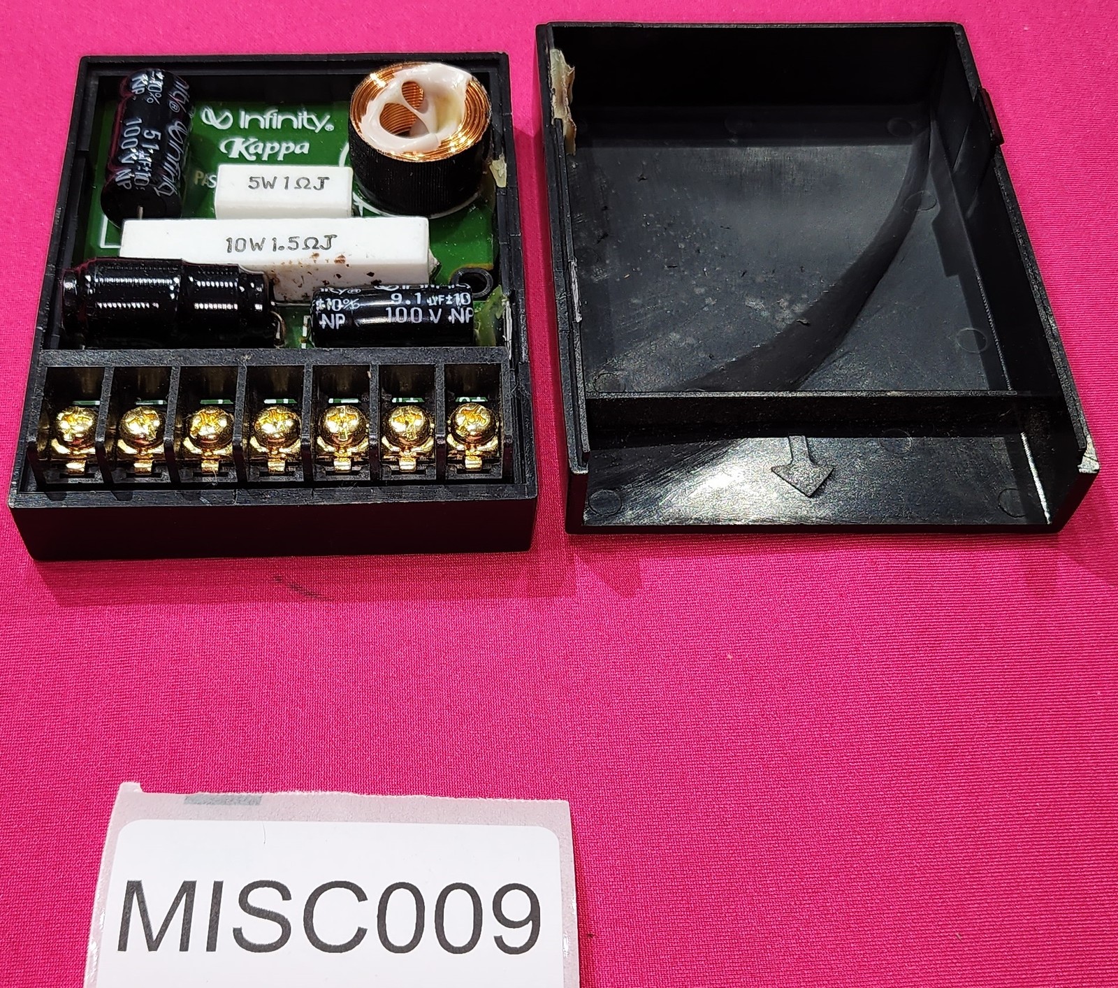Infinity Kappa Passive Crossover 2-Way Crossover for 4 Ohm Speakers - NOS