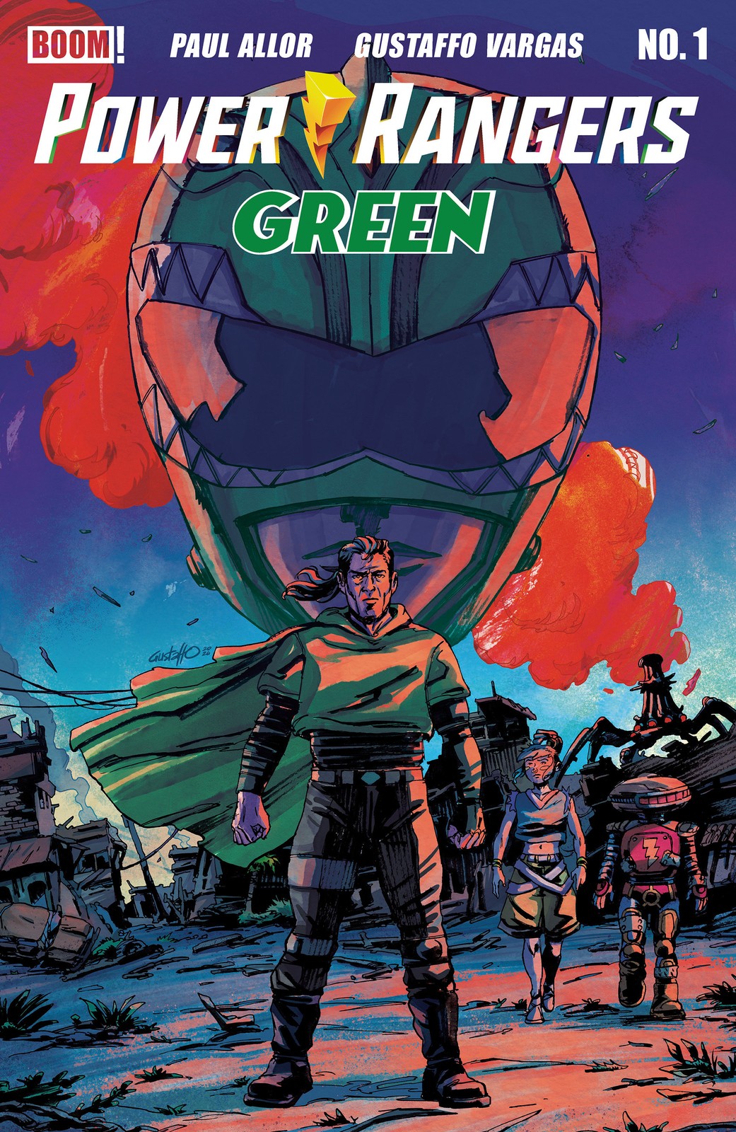 Power Rangers Green #1 CVR B Vargas Pre Order 8/5/26 Boom Ent