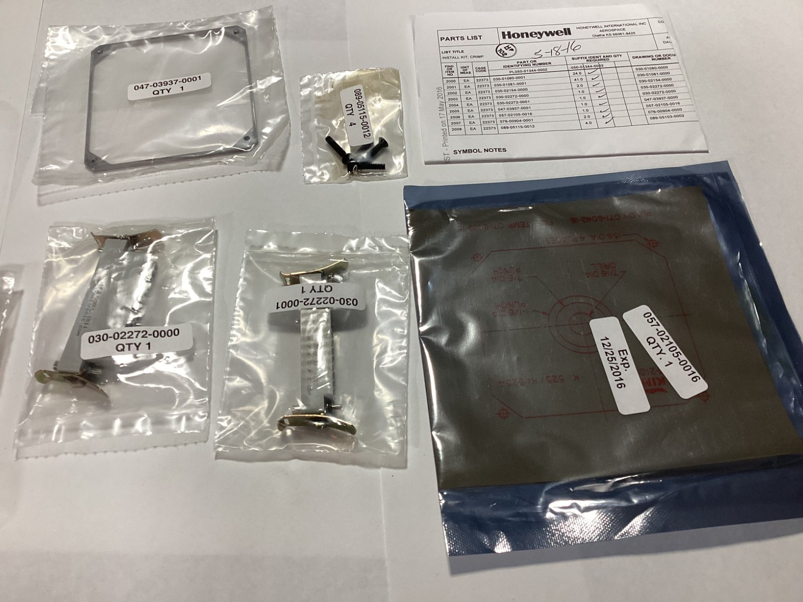 050-01344-0002 - Bendix KI 525/525A Install Kit