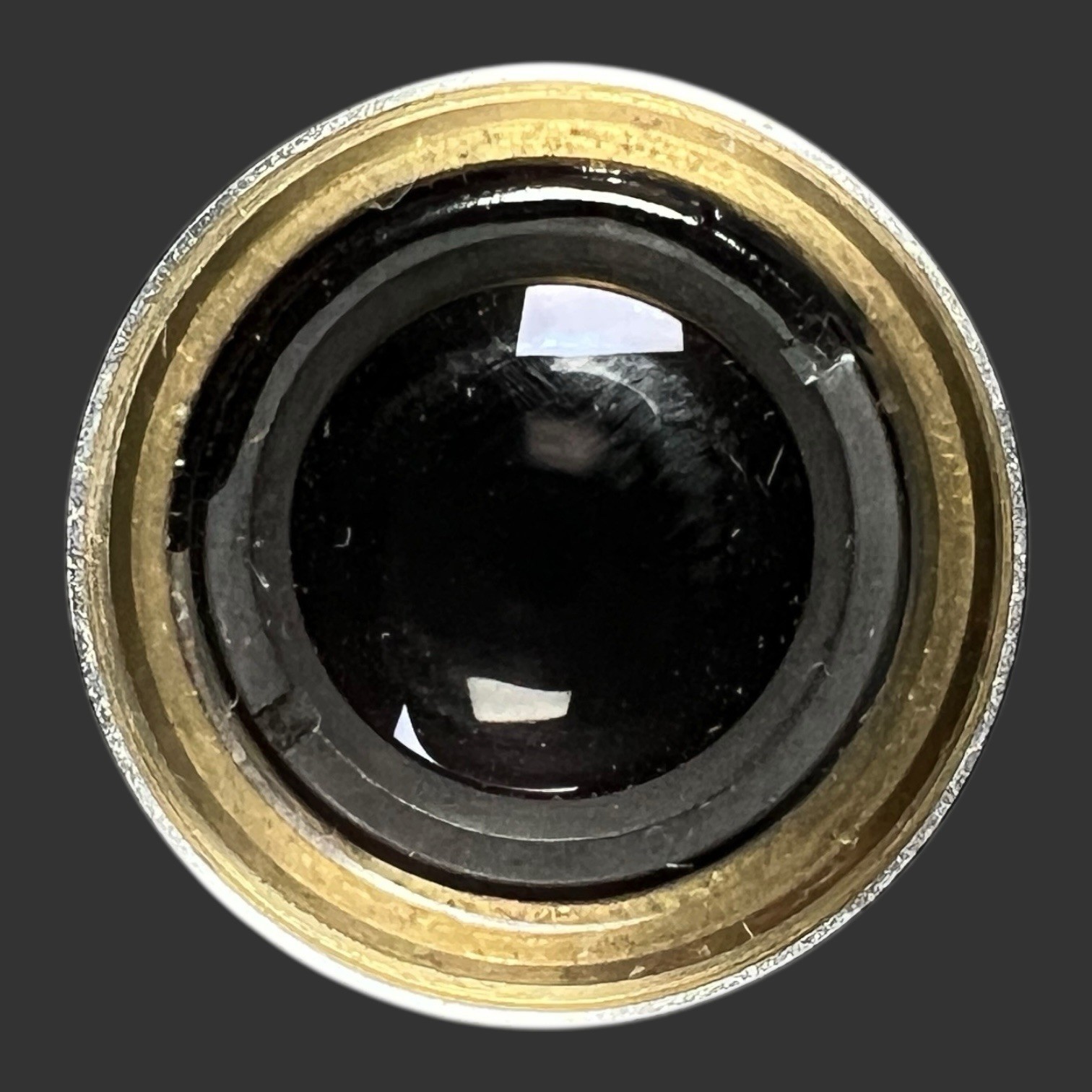 Vtg AO American Optical Plan Achro 4/.12 Microscope Objective Lens CAT .1017