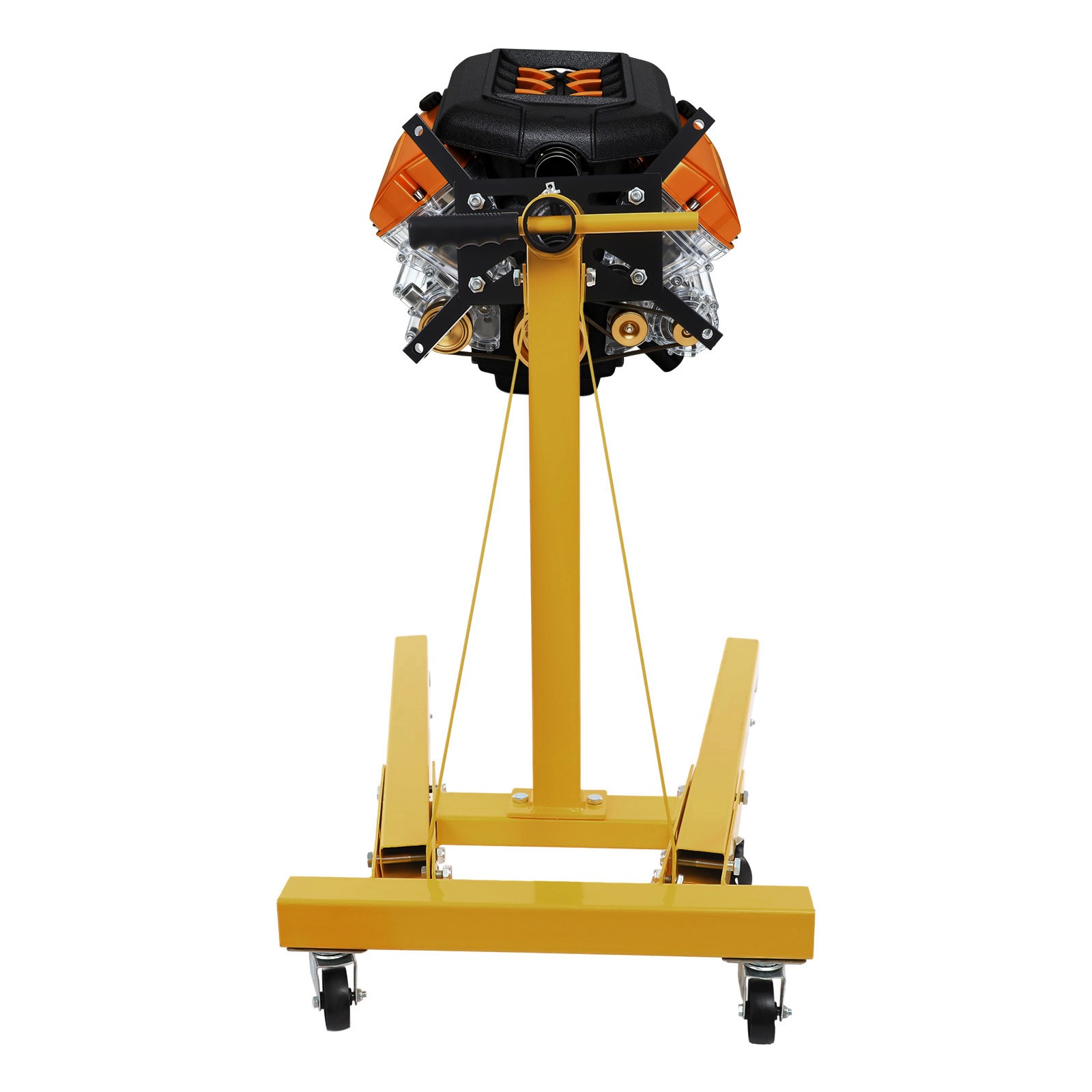 2000 lbs Folding Engine Stand Foldable 360° Rotating Engine Holder Heavy Duty