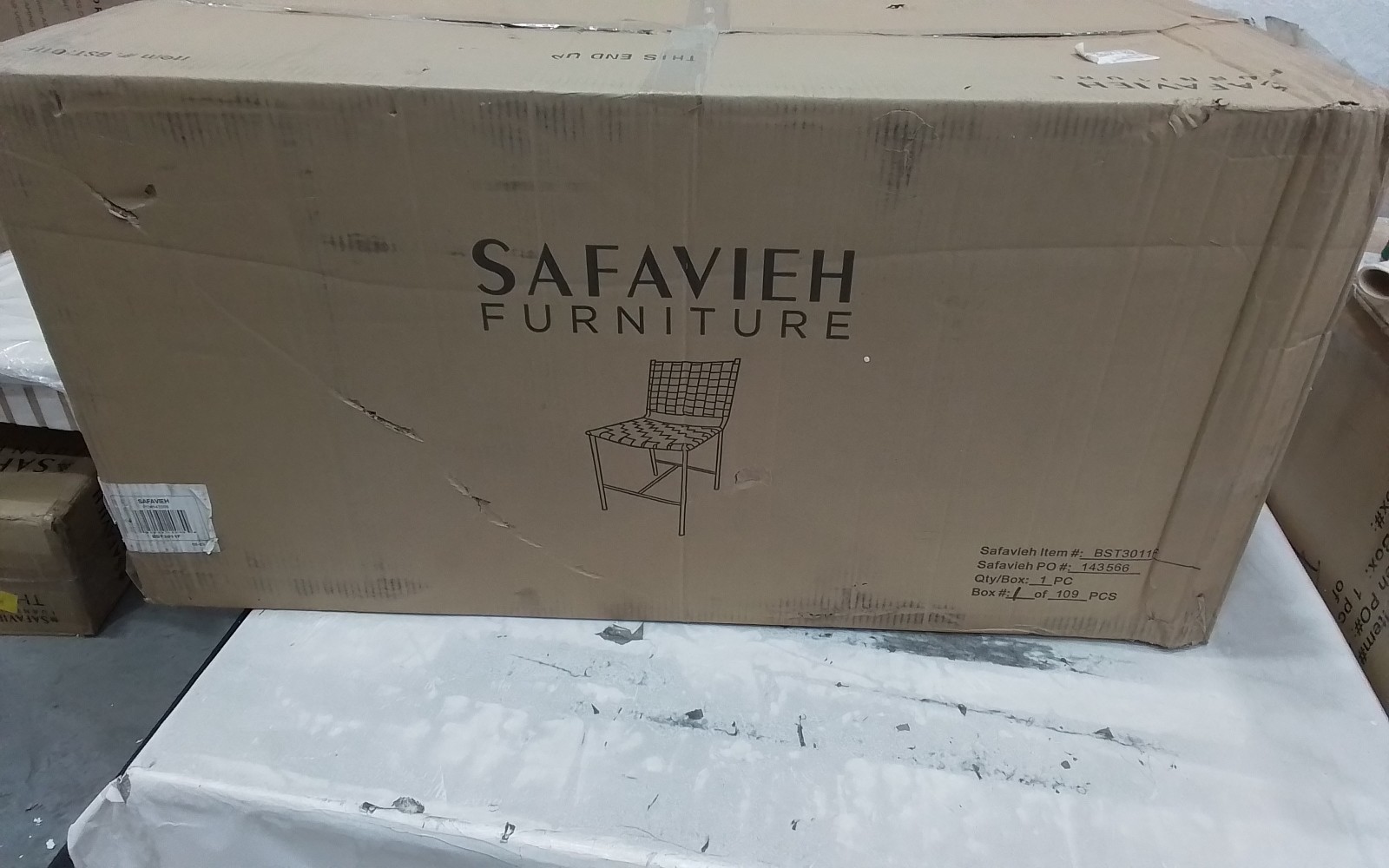 Safavieh OLENNA WOVEN COUNTER STOOL, Reduced Price 2172767833 BST3011F