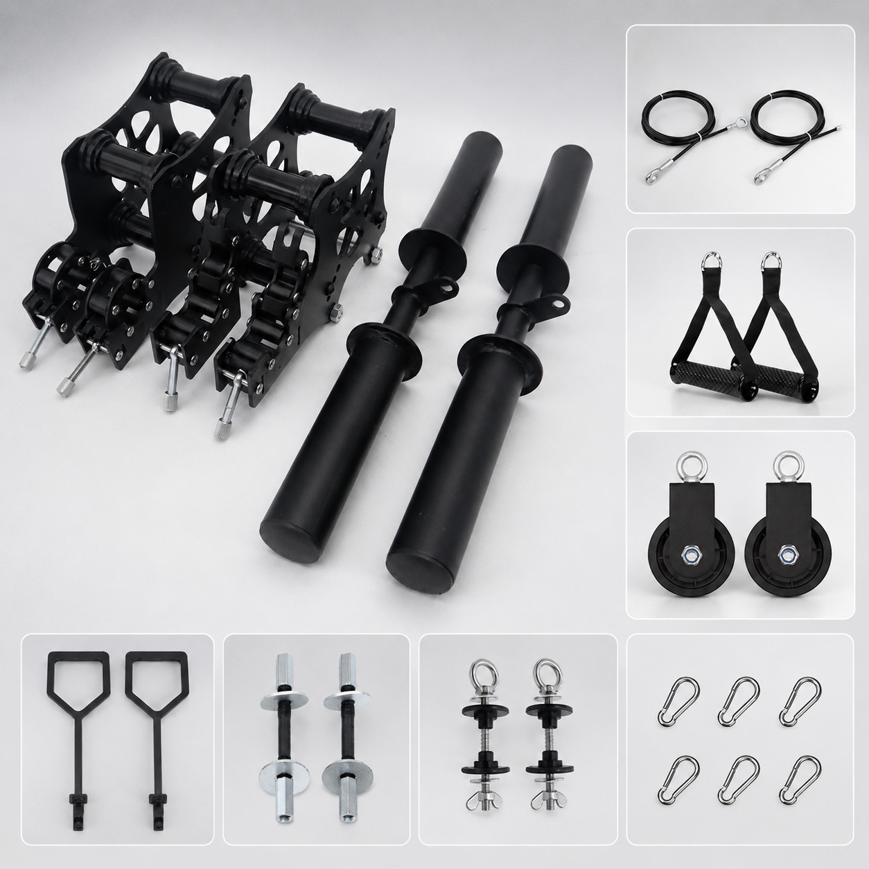 Power Rack Pulley System, Squat Rack Cable Machine Attachment