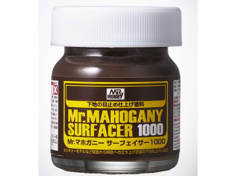 Mr.Hobby - Mr. Mahogany Surfacer 1000, 40 ml, SF-290