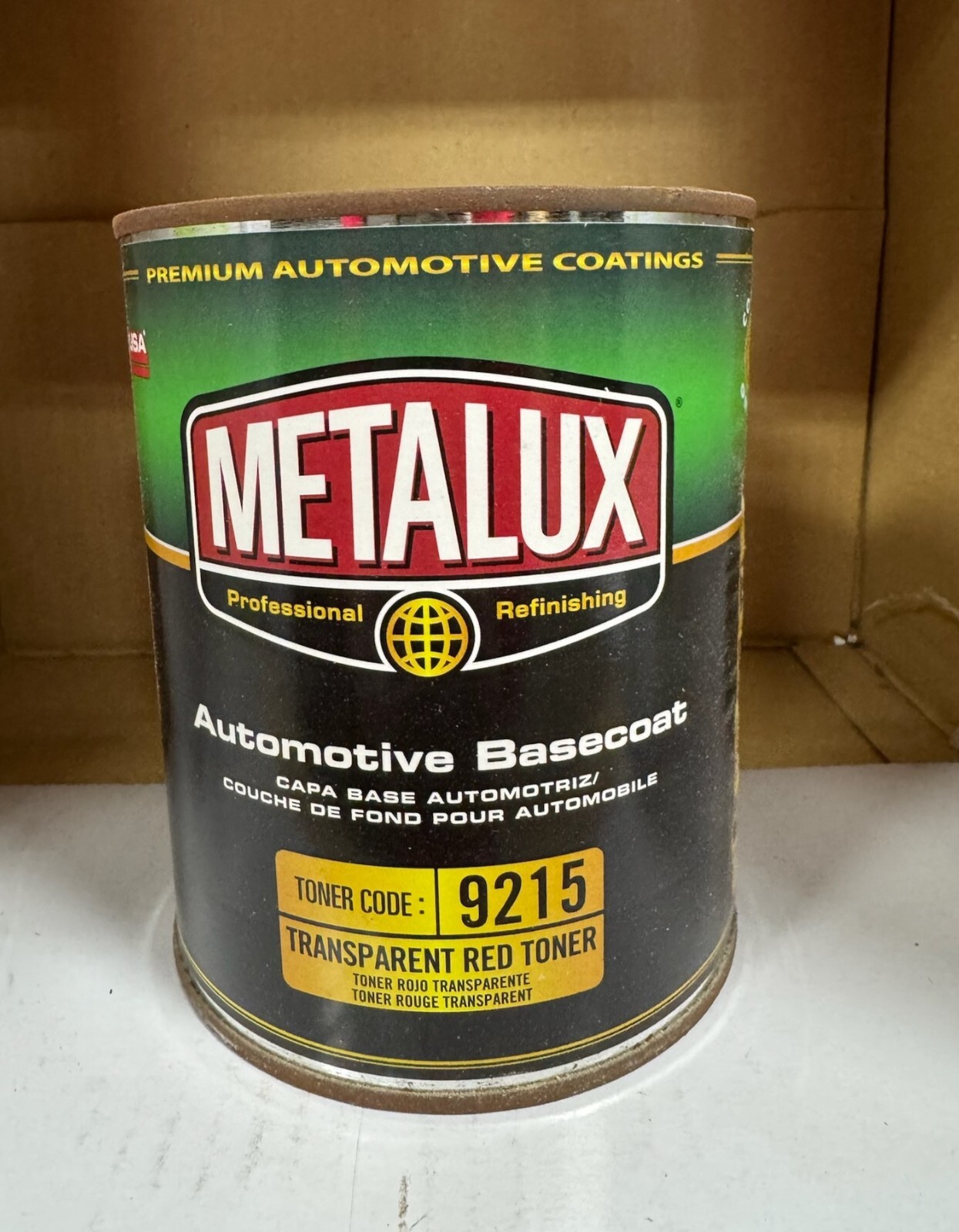 AXALTA METALUX 9215 TRANSPARENT RED TONER - QUART