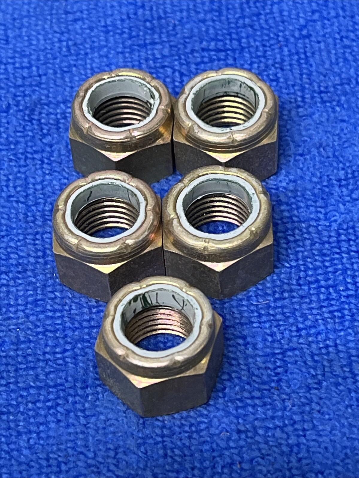 GREER STOP NUT ~ MS20365-720A ~ NUT,SELF-LOCKING,HEXAGON (LOT OF 5)