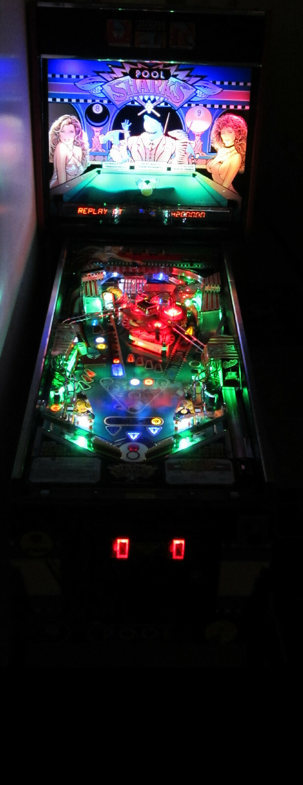 POOL SHARKS Pinball - NON GHOSTING Lighting Kit custom SUPER BRIGHT KIT