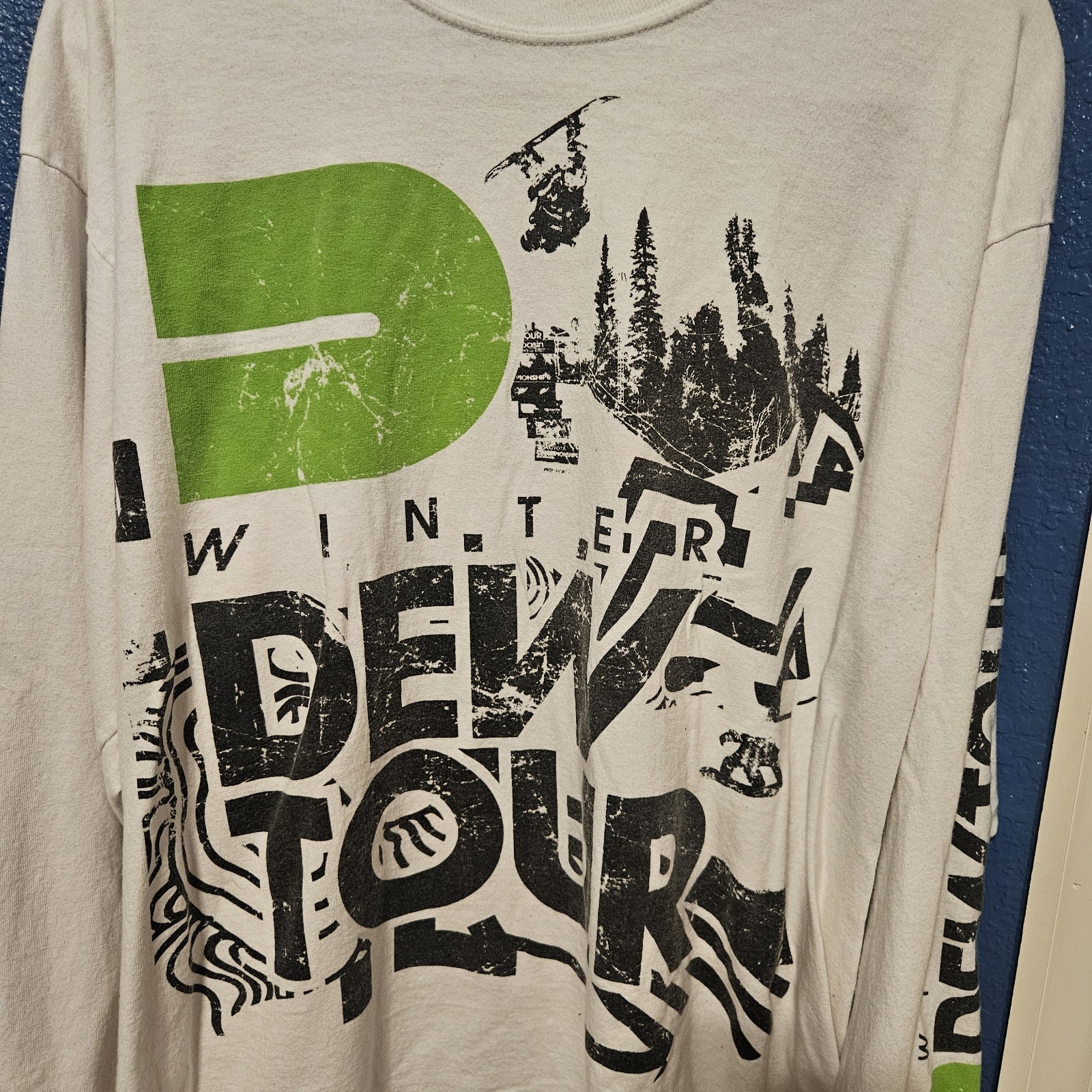 Mountain Dew Tour Shirt Long Sleeve Promotional Large
