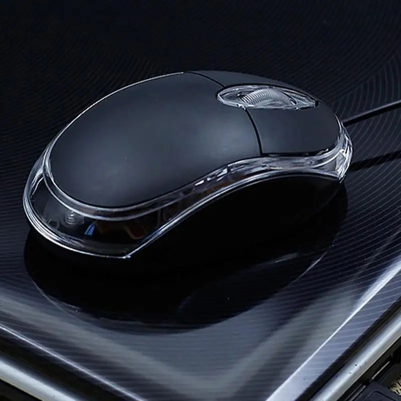 Share Mini USB Wired Optical Mouse 1000 DPI LED Gaming for PC Laptop Notebook Co