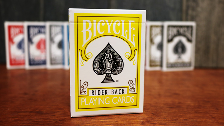 Colored Bicycle Rider Back Playing Cards (YELLOW) by US Playing Card Co