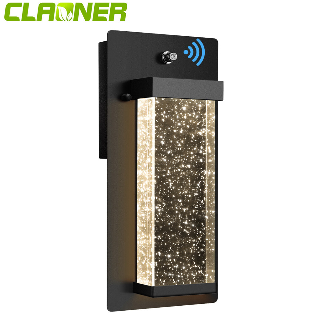 CLAONER Dusk to Dawn Sensor Outdoor Wall Light Exterior Fixture Porch LED Sconce
