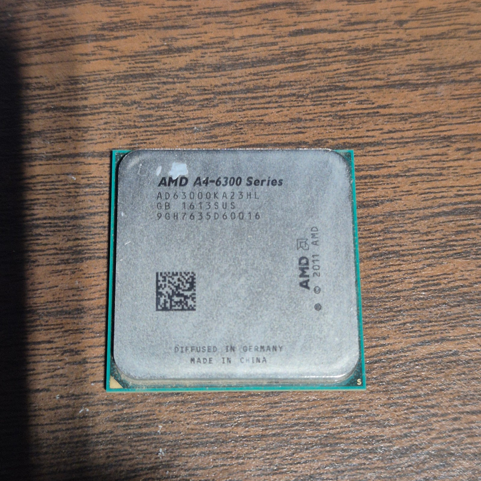 AMD A4-6300 Series Dual-Core Desktop Processor CPU Socket FM2 AD6300KA23HL