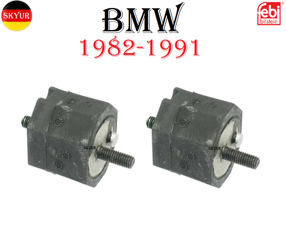 Manual Transmission Mount Set of 2 For 82-91 BMW 318 325 524 528 533 633 FEBI