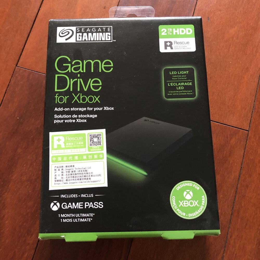 Seagate Game Drive for Xbox 2TB External USB 3.2 Portable Hard Drive STKX2000400