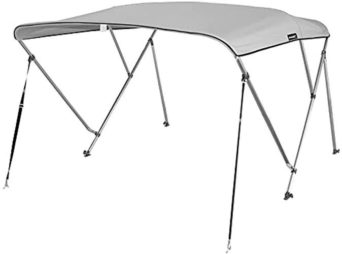 3 Bow 4 Bow Bimini Top Boat Cover,600D Solution Dyed Polyester,2 Support