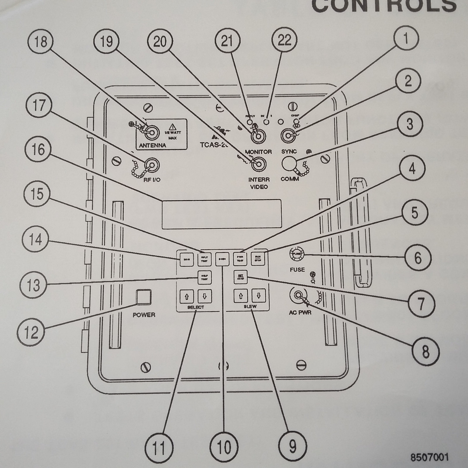 Factory Issued IFR TCAS-201 Original Operators Guide