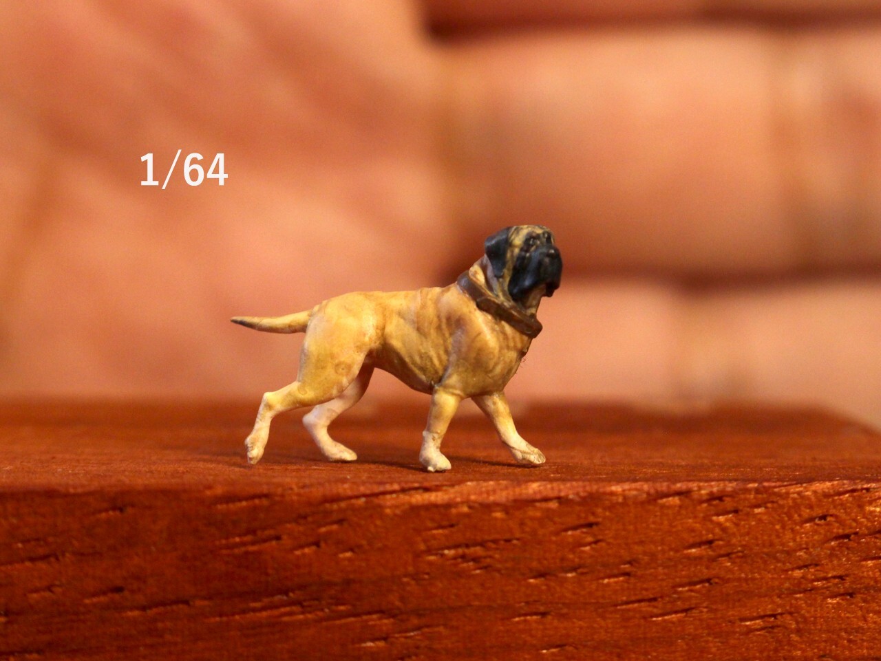 3D PRINT 1/64 Saint Masty Dog  fit 1:64 car street Diorama
