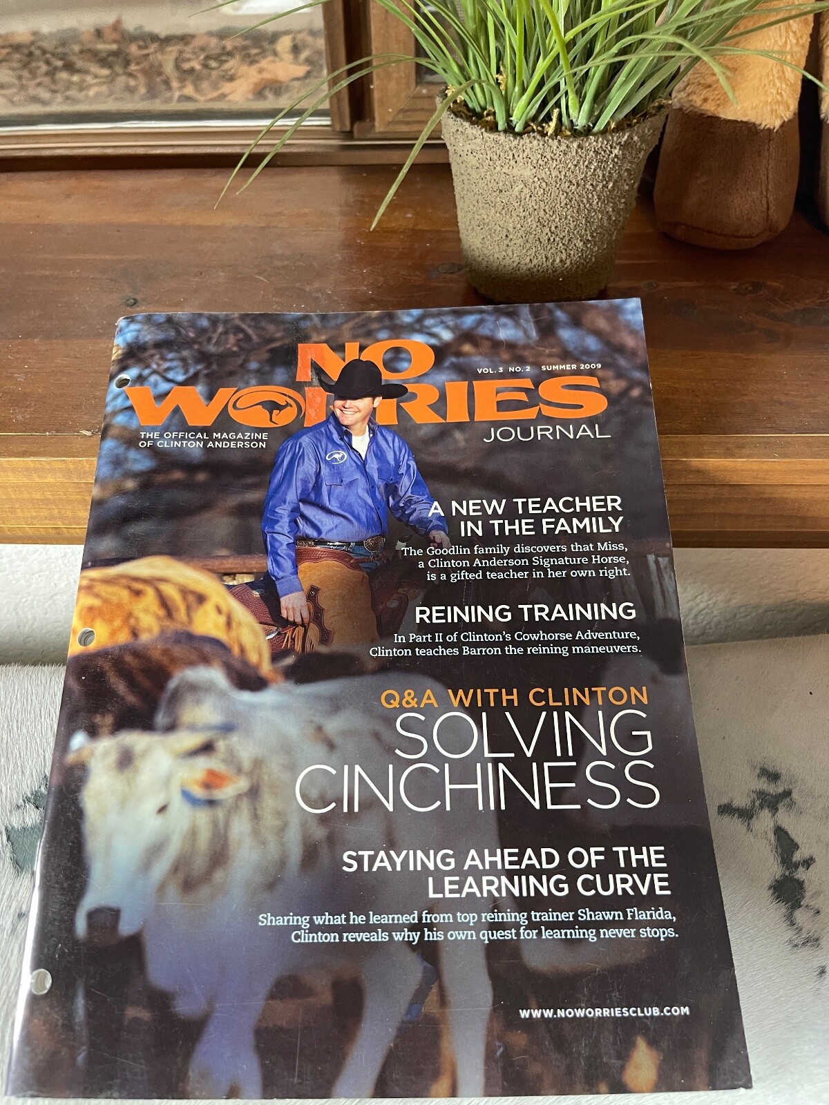 Clinton Anderson Magazine Reining Cinchiness No Worries Club Summer 2009 69 pg