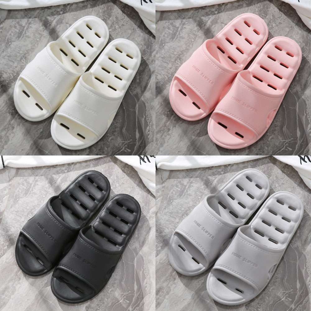 Womens Mens Soft Slippers Bath Shower Non-Slip Bathroom Sandals Outdoor Shoes