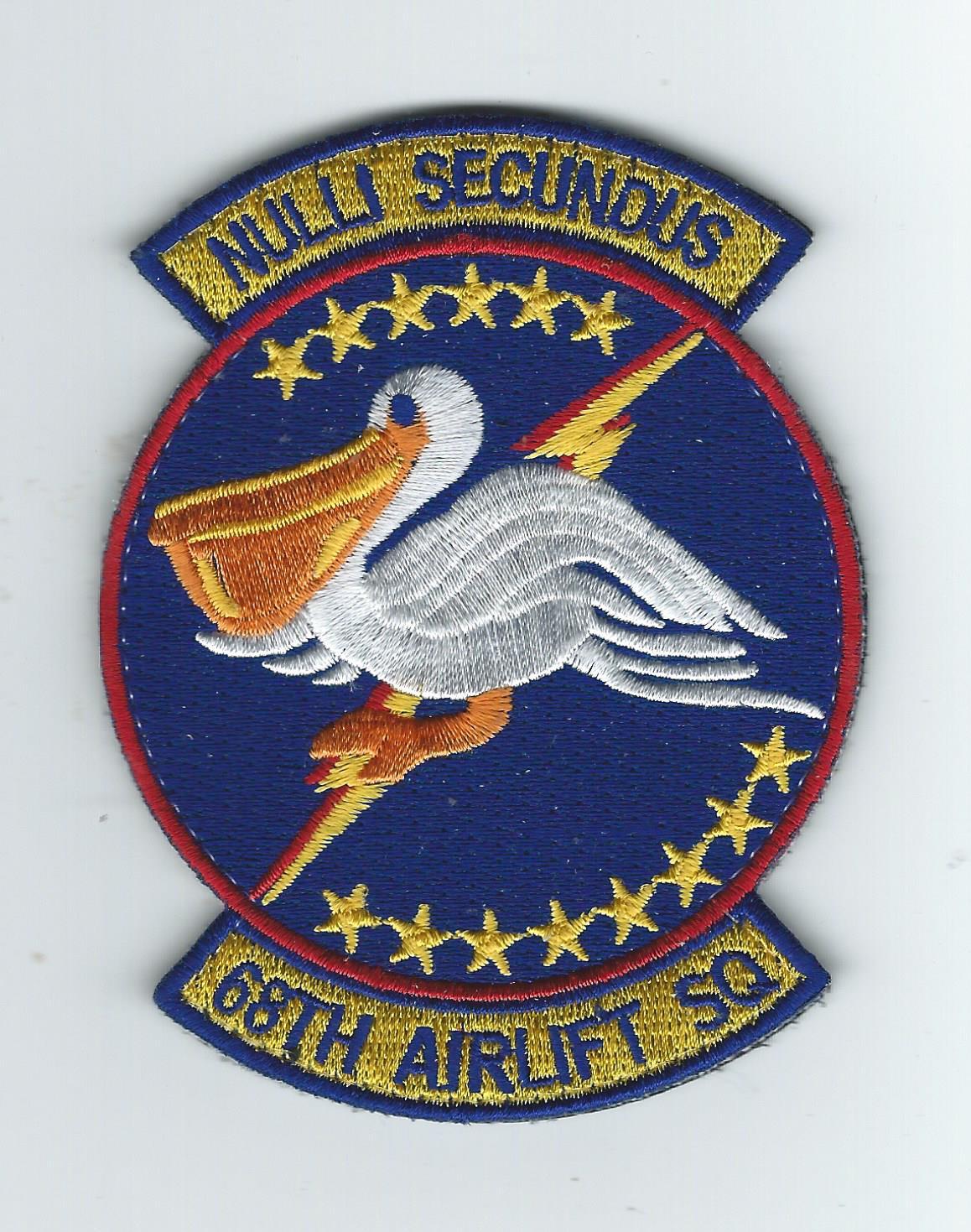 68th AIRLIFT SQUADRON #2 !!THEIR LATEST !! patch