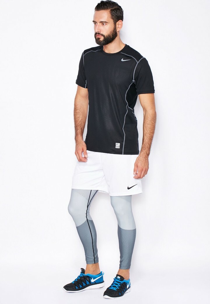 2015 Nike Pro Hyperwarm Lines Compression Pants Tights Sz Small S 699970 100 $60