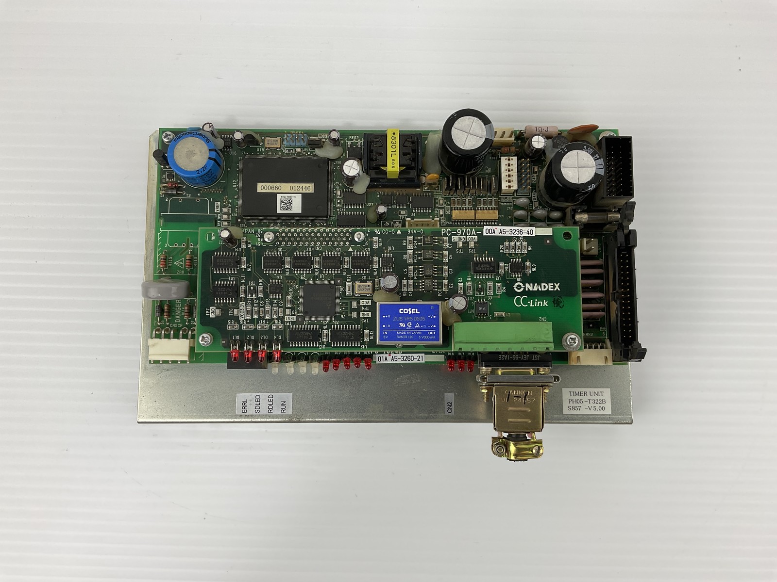 Nadex PC-970A-00A Timer Unit PH05-T322B S857 V5.00 Panel
