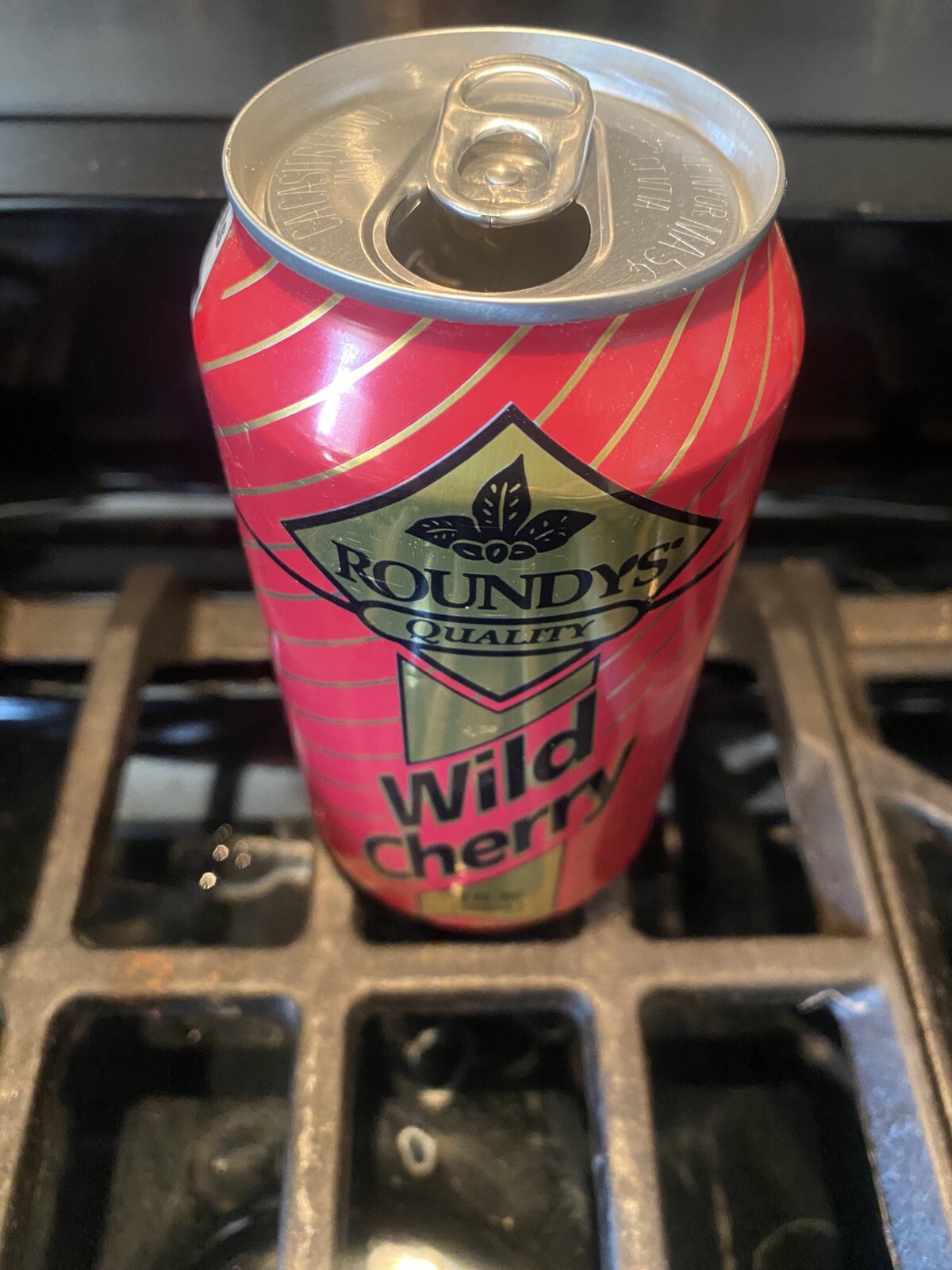 ROUNDY’S WILD CHERRY 🍒 SODA 🥤 Can 🥤ELUSIVE STYLE WILD CHERRY 🍒