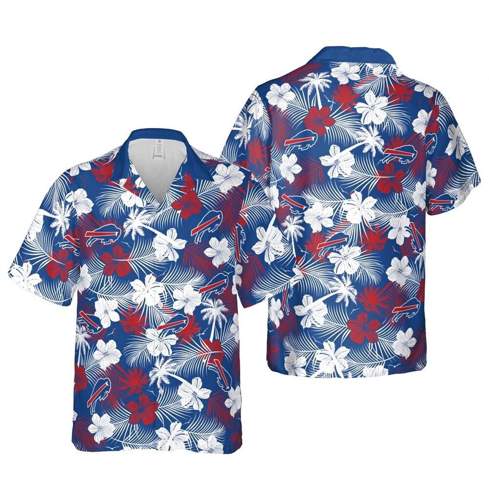 Buffalo Football Team Billss Hawaiian Shirt Button Down Unisex Adults S-5XL