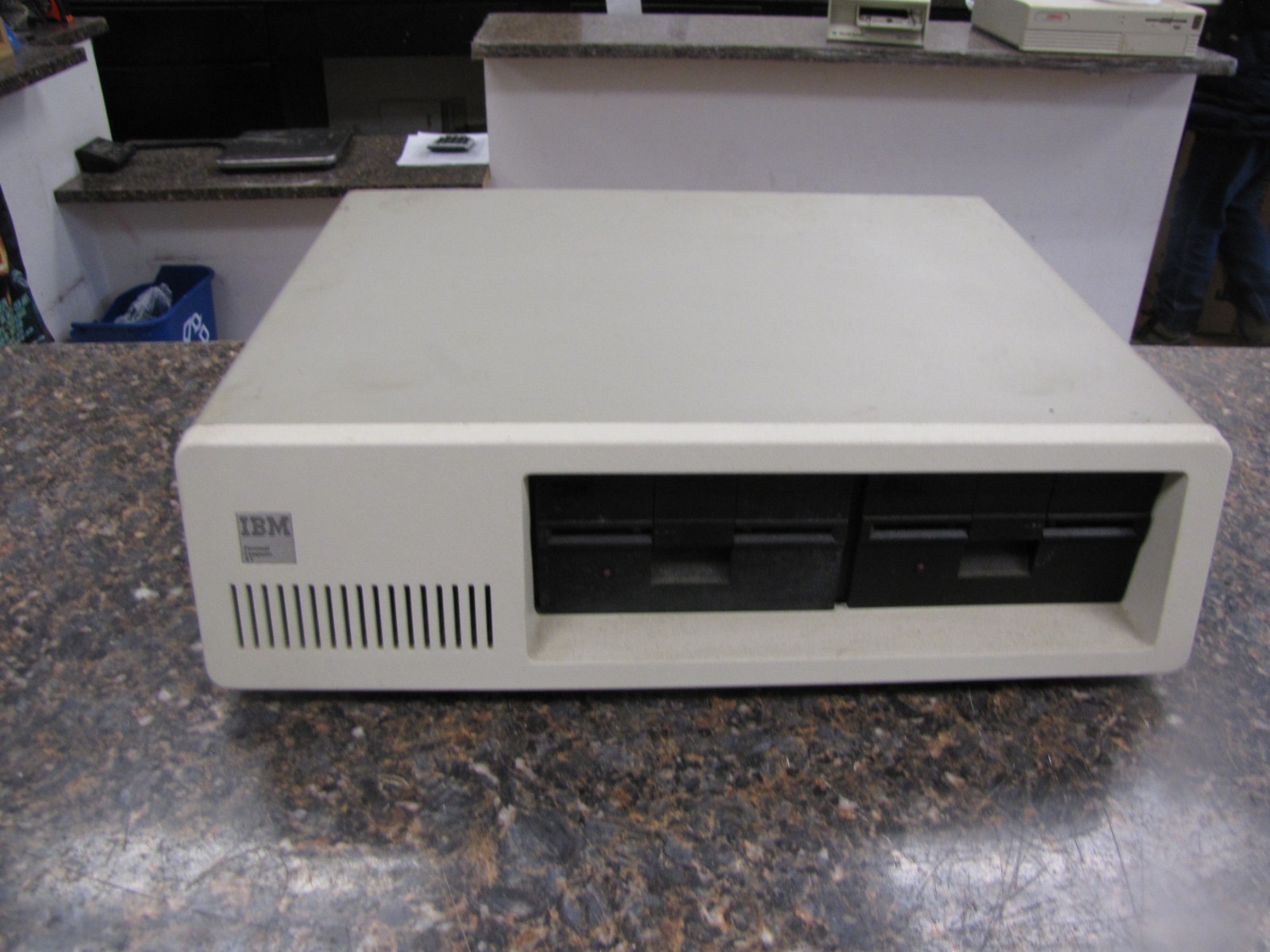 Vintage IBM 5150 Personal Computer PC with Dual Drives and cards - no power