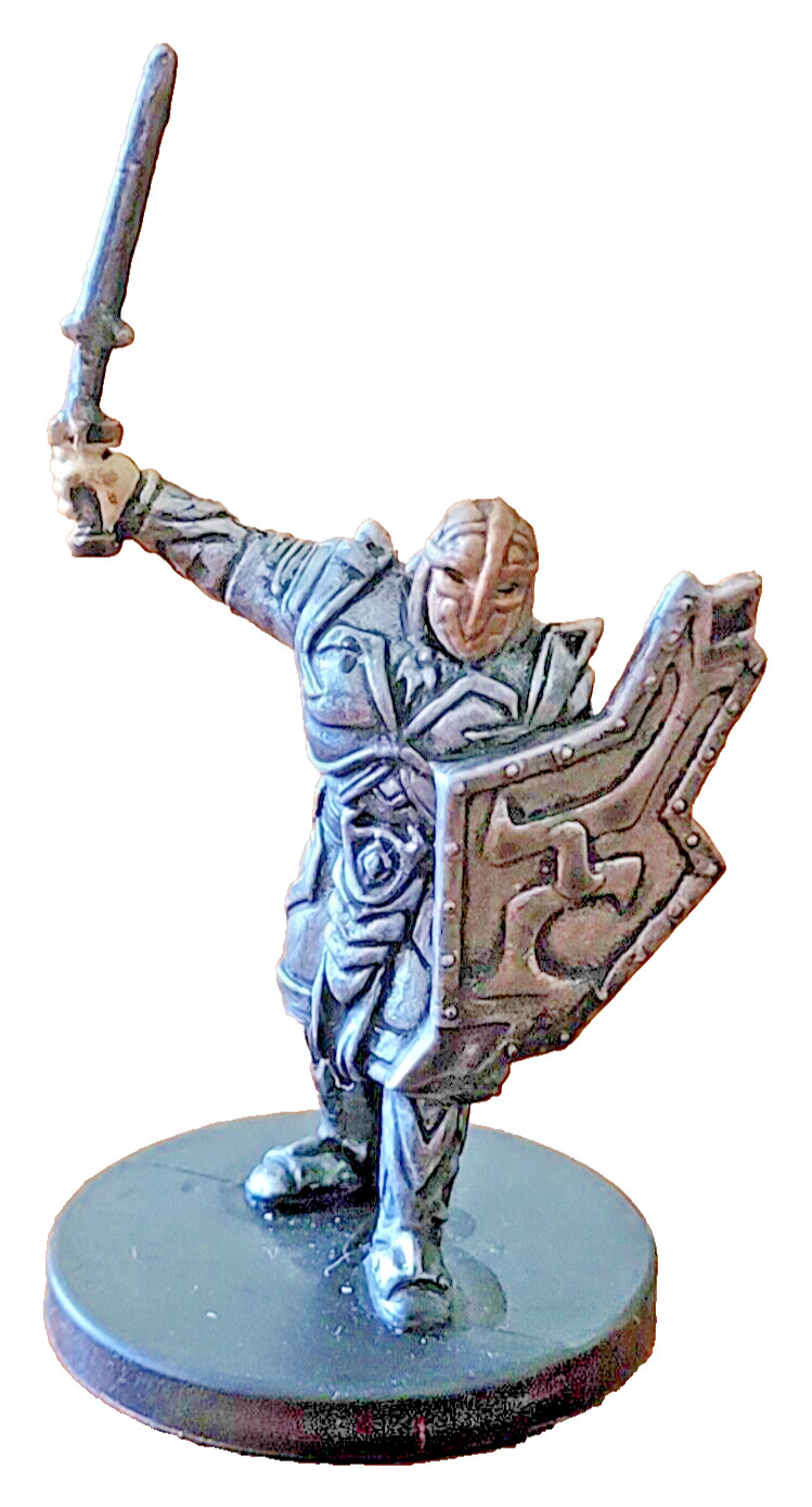 Mercenary Sergeant - Underdark # 27 C - D&D Miniatures - Includes stat card.