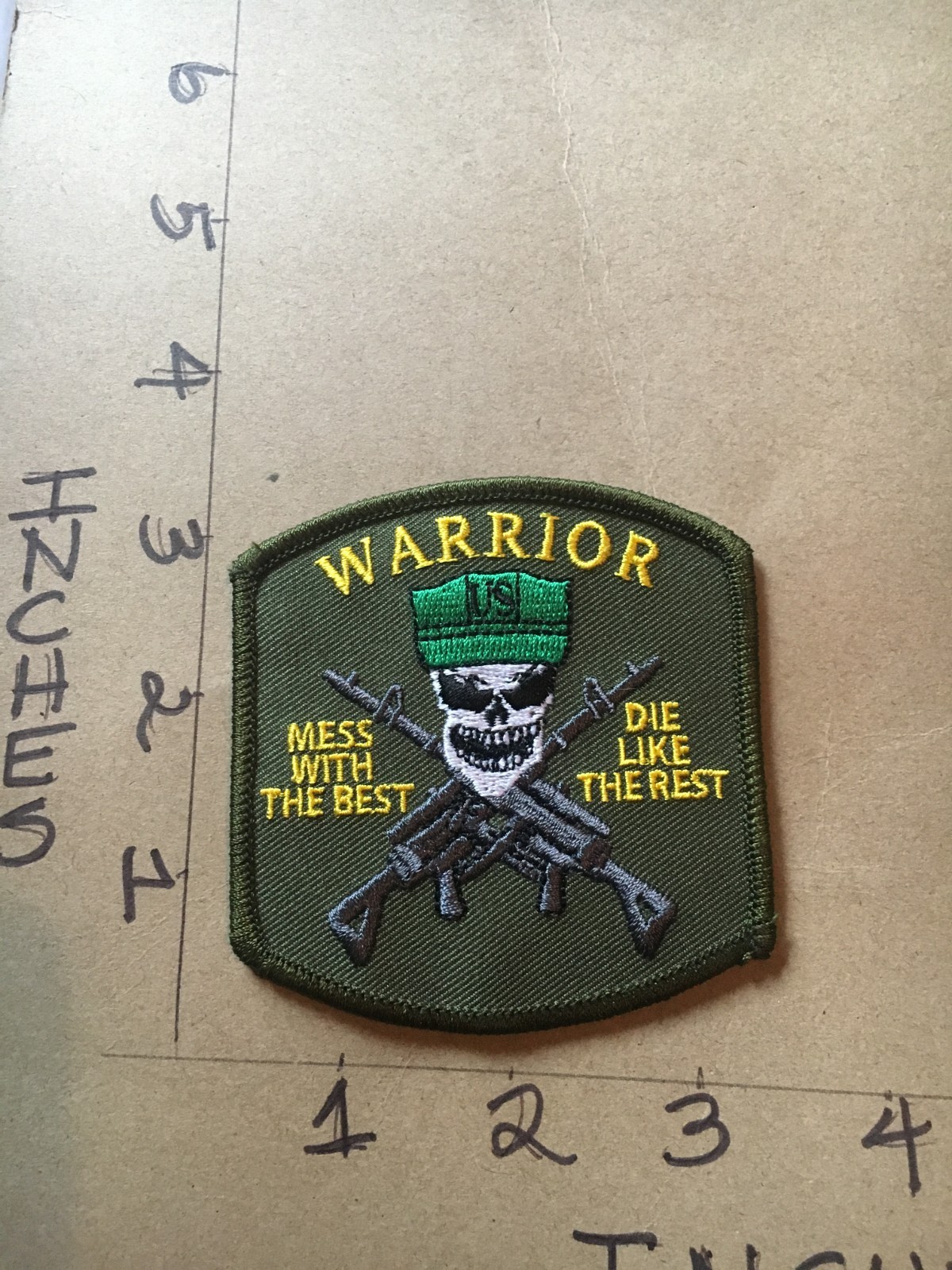 US Military Warrior Mess with the Best Patch 4/30/26 modern