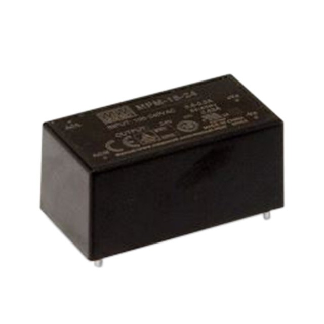 1 PC MEAN WELL USA Inc. MPM-20-15 AC/DC CONVERTER 15V 21W