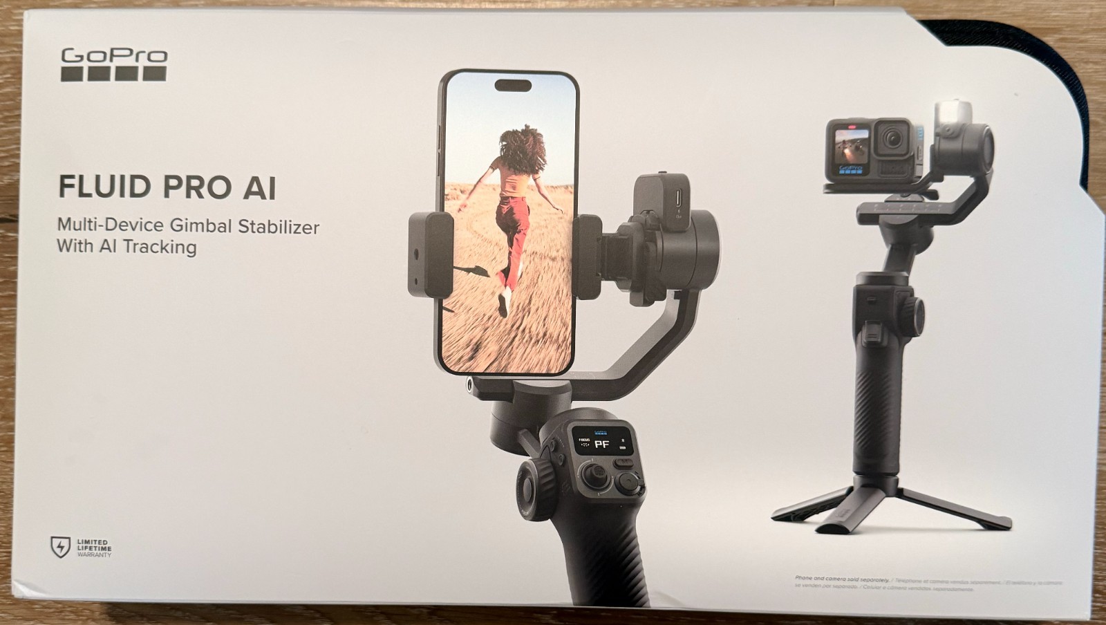 NEW SEALED GoPro Fluid Pro AI Multi Device Gimbal Stabilizer With AI Tracking