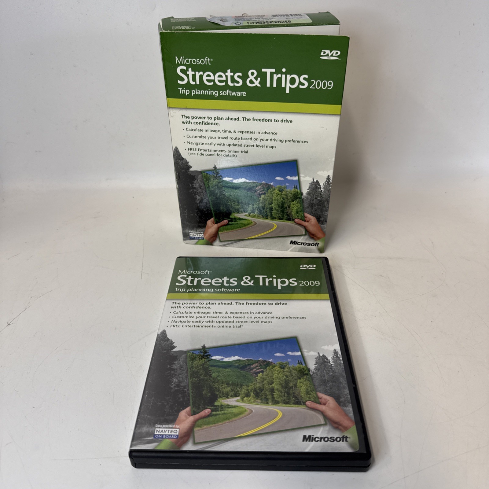 MS Streets & Trips 2009 Manual PC DVD Mapping Tool Software Microsoft
